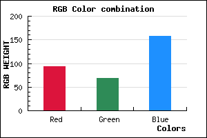 rgb background color #5D459D mixer