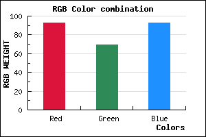 rgb background color #5D455D mixer
