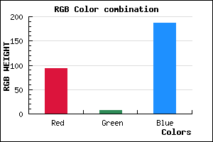 rgb background color #5D07BB mixer
