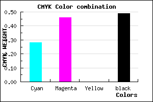 #5D4682 color CMYK mixer