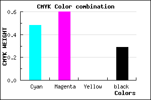 #5D48B4 color CMYK mixer