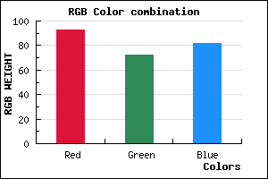 rgb background color #5D4852 mixer