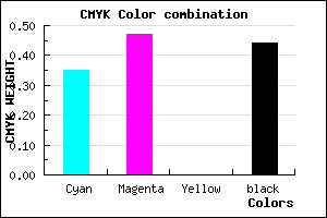 #5D4C90 color CMYK mixer