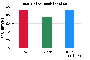 rgb background color #5D4C5C mixer