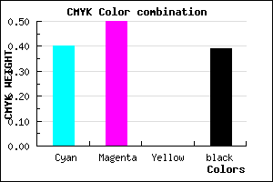 #5D4D9B color CMYK mixer