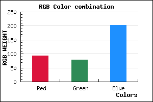 rgb background color #5D4ECA mixer