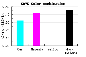 #5D4F89 color CMYK mixer