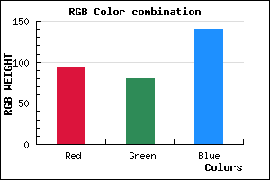 rgb background color #5D508C mixer