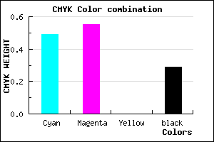 #5D52B6 color CMYK mixer
