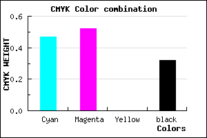 #5D53AE color CMYK mixer