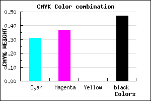 #5D5587 color CMYK mixer