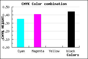 #5D558F color CMYK mixer