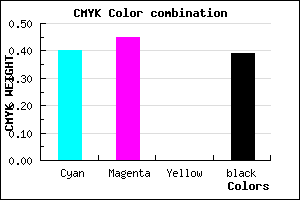#5D559B color CMYK mixer