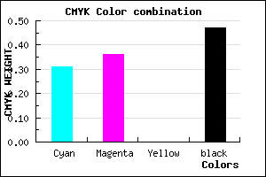 #5D5686 color CMYK mixer