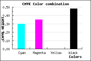 #5D5785 color CMYK mixer