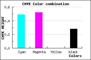 #5D57B7 color CMYK mixer