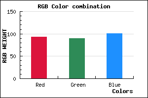 rgb background color #5D5A65 mixer
