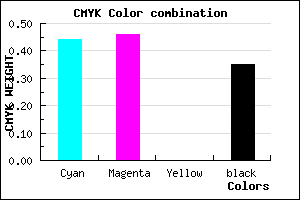 #5D5AA7 color CMYK mixer