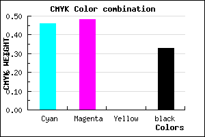 #5D5AAC color CMYK mixer