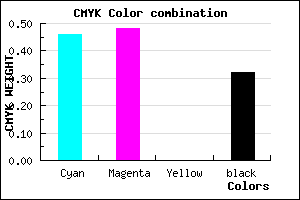 #5D5AAD color CMYK mixer