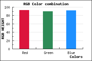 rgb background color #5D5A5C mixer