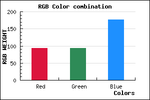 rgb background color #5D5DB1 mixer