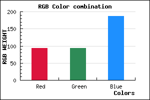 rgb background color #5D5DBB mixer