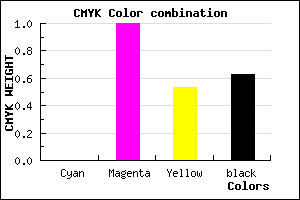#5E002C color CMYK mixer