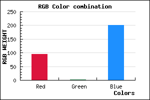 rgb background color #5E01C9 mixer