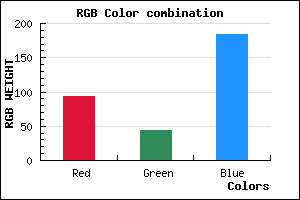 rgb background color #5E2CB8 mixer