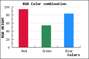 rgb background color #5E3653 mixer