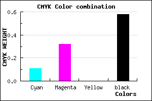 #5E486A color CMYK mixer