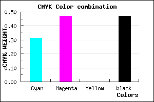 #5E4888 color CMYK mixer