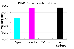#5E4A88 color CMYK mixer