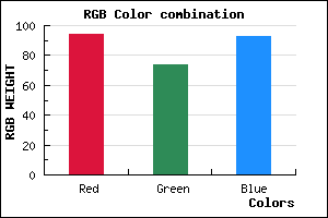 rgb background color #5E4A5D mixer