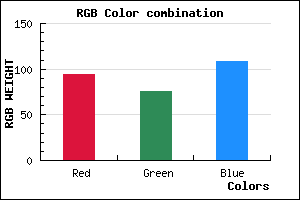 rgb background color #5E4C6C mixer