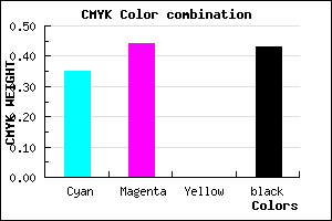 #5E5191 color CMYK mixer