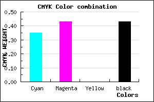 #5E5391 color CMYK mixer