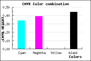 #5E568E color CMYK mixer
