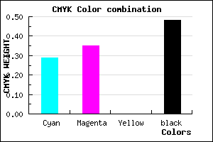 #5E5785 color CMYK mixer