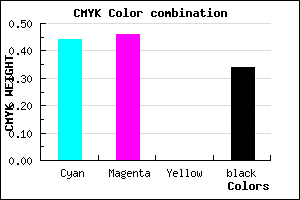 #5E5AA8 color CMYK mixer