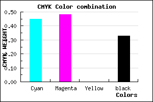 #5E5AAC color CMYK mixer