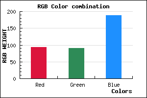 rgb background color #5E5BBD mixer