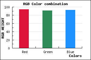 rgb background color #5E5B5D mixer