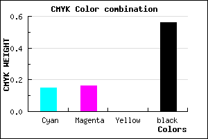 #5E5D6F color CMYK mixer
