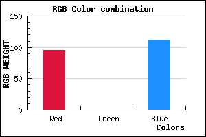 rgb background color #5F0070 mixer