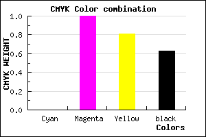 #5F0012 color CMYK mixer