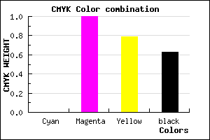 #5F0014 color CMYK mixer