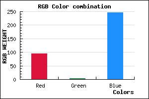 rgb background color #5F03F7 mixer