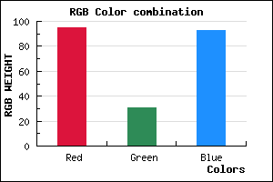 rgb background color #5F1F5D mixer